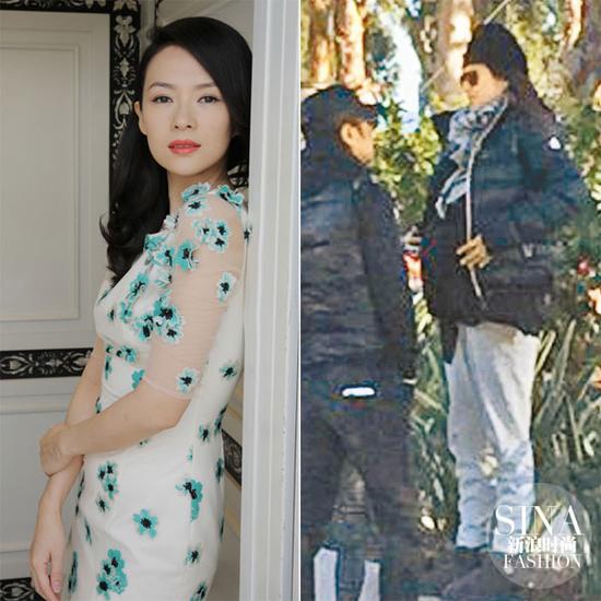 章子怡懷孕后，這帽子戴的也太奇特