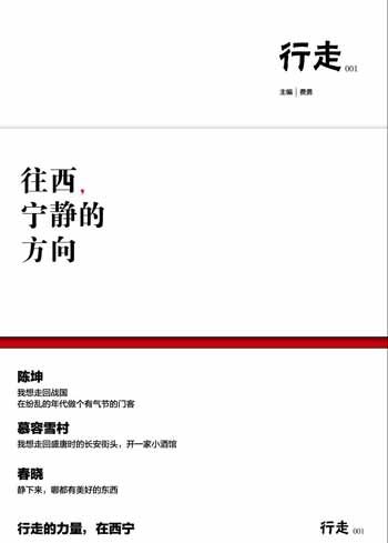 陳坤首次擔(dān)當(dāng)出品人的《往西，寧靜的方向》