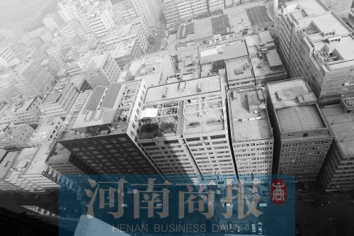 鳥瞰鄭州某城中村，密密麻麻全是樓 記者 鄧萬里/攝