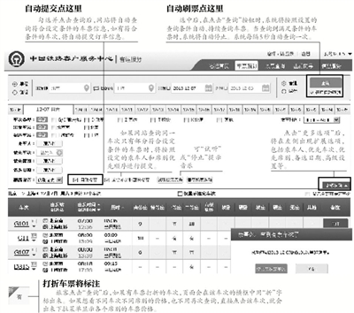 昨日，新版中國鐵路客戶服務(wù)中心12306網(wǎng)站上線，新增自動(dòng)刷票服務(wù)以及自動(dòng)提交訂單信息功能，同時(shí)優(yōu)化了購票流程。