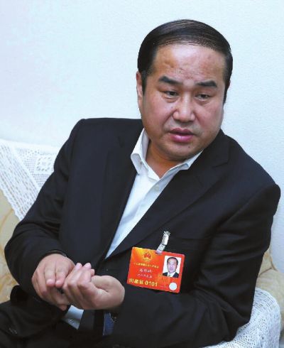保定市長馬譽峰。資料圖片