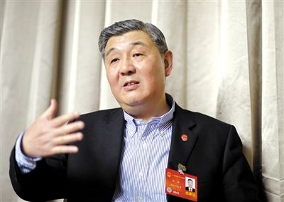 今年全國兩會(huì)期間，全國人大代表、浙江高院院長齊奇接受記者采訪。新京報(bào)記者 陳杰 攝