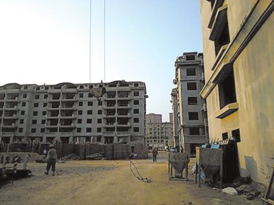　適園雅居小區(qū)，已建起13棟住宅樓。