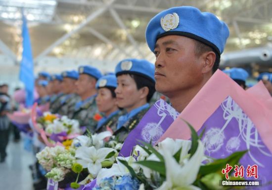 資料圖：維和部隊官兵。