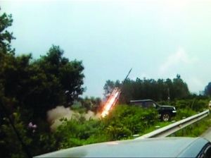 7月31日，南京六合人工增雨現(xiàn)場 資料圖片