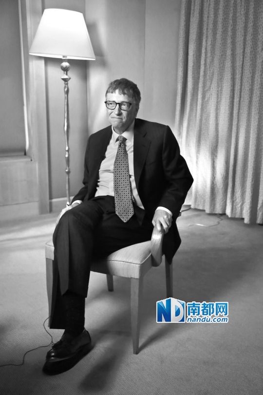 比爾·蓋茨接受美國《滾石》雜志專訪。