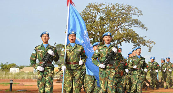 資料圖：中方將派遣700名官兵前往南蘇丹進(jìn)行維和。