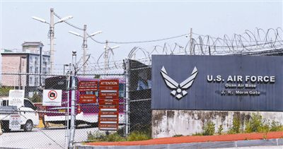 5月28日，韓國烏山市，美駐韓空軍基地
