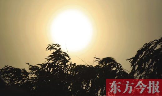 五月十四日，傍晚時(shí)分，鄭州的天空再次被沙塵遮蓋