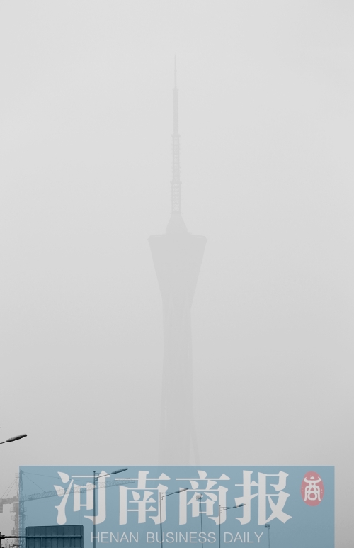 鄭州市區(qū)，霧霾再次來襲