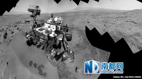“好奇”號(hào)探測(cè)器在火星上發(fā)現(xiàn)水。