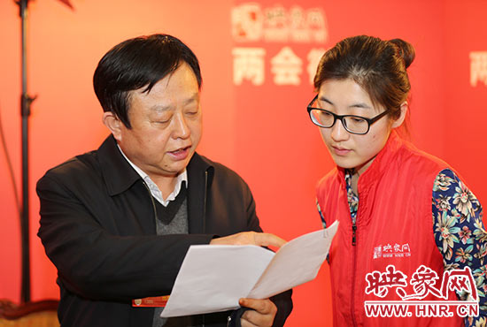 全國人大代表喬彬接受映象網(wǎng)采訪。