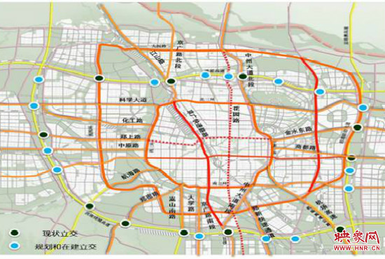 兩環(huán)十七放射景觀廊道建設。