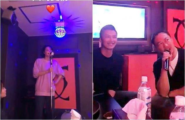 謝霆鋒王菲為陳奕迅老婆慶生。