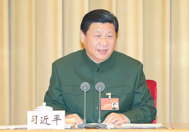 中央軍委改革工作會議11月24日至26日在京舉行。中共中央總書記、國家主席、中央軍委主席、中央軍委深化國防和軍隊改革領(lǐng)導(dǎo)小組組長習(xí)近平出席會議并發(fā)表重要講話。 新華社記者 李剛攝