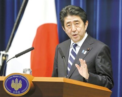  日本首相安倍晉三。