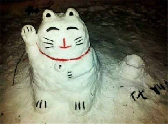 創(chuàng)意十足！日系列卡通雪人走紅