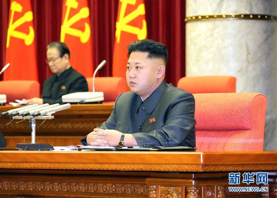 12月8日，在朝鮮平壤，朝鮮勞動(dòng)黨第一書記金正恩出席并指導(dǎo)朝鮮勞動(dòng)黨中央政治局?jǐn)U大會(huì)議。