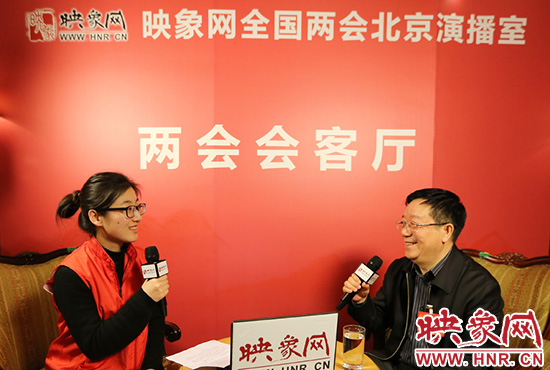 全國人大代表鄭永和做客映象網(wǎng)全國兩會北京直播室。