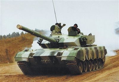 陸軍99改主戰(zhàn)坦克。