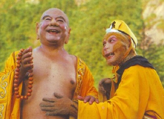 鐵牛《西游記》中彌勒佛劇照。