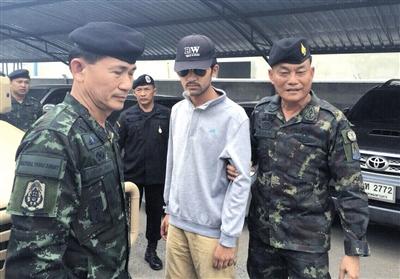 9月1日，泰國警方在泰國與柬埔寨邊境抓獲曼谷爆炸案主要嫌疑犯。圖/CFP