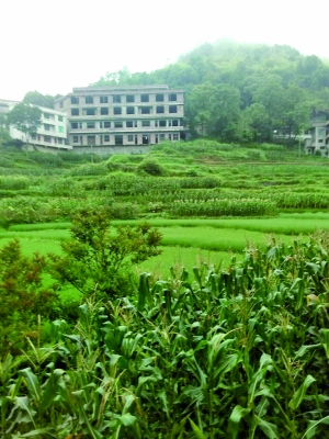 湖南新邵縣迎光鄉(xiāng)上沙溪村支書彭承雙家新蓋的房子。