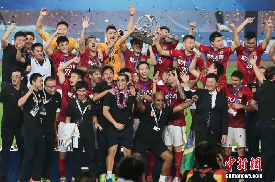 恒大隊主場1球獲勝，三年內(nèi)第二次獲得亞冠冠軍。