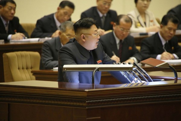 金正恩出席朝鮮勞動黨第8次思想工作者大會。
