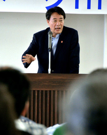 日本民主黨黨首海江田萬(wàn)里。
