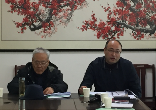 （左：原周口地區(qū)常委秘書長梁祖靈 ；右：鄲城縣委常委組織部長侯磊 ）