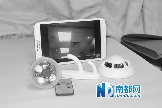 香港民建聯(lián)從市面購買到的偷拍儀器。