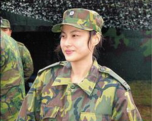 　臺灣最美女軍官。