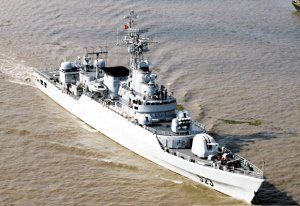 中國海軍053H3江衛(wèi)II型護(hù)衛(wèi)艦。