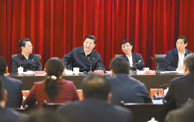 3月18日，習(xí)近平聽取蘭考縣教育實(shí)踐活動(dòng)情況匯報(bào)，并發(fā)表重要講話。
